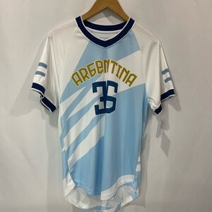 Bioworld Argentina Blue and White Men's Jersey